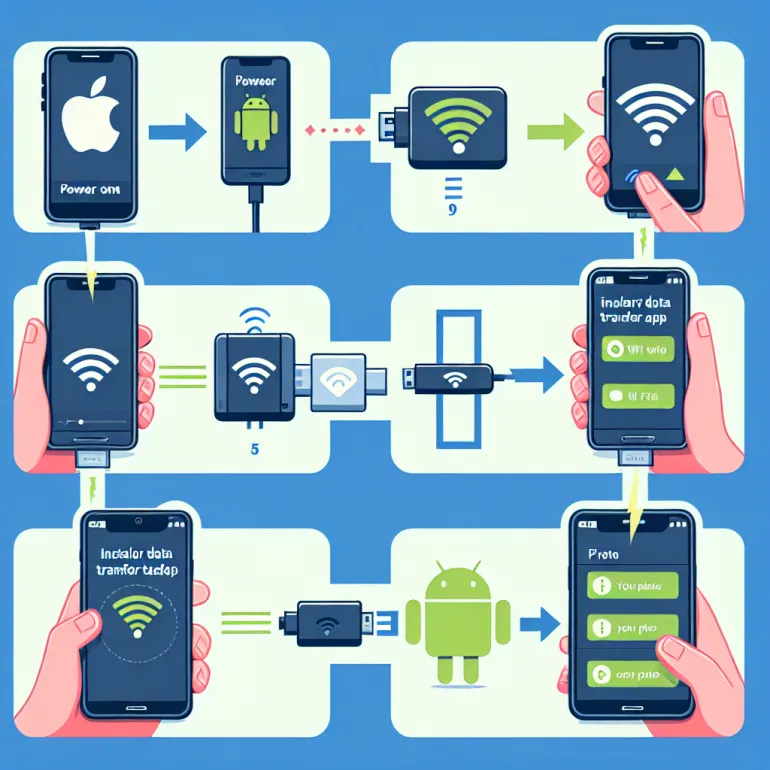 Использование Приложения Перенос Данных от Google