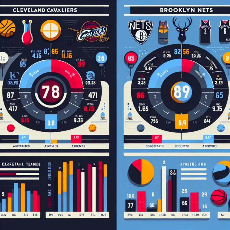 Кливленд Кавальерс и Бруклин Нетс: Сравнение Статистики Игроков