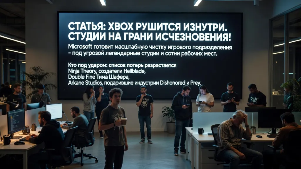 Xbox рушится изнутри. Студии на грани исчезновения!